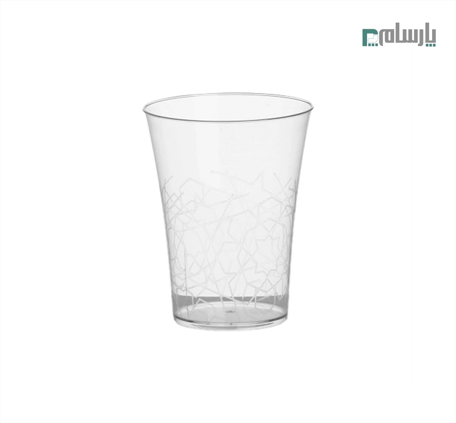 لیوان اسپشیال آنیل ساده طلقی مشکی درب دار 210 سی سی برنا