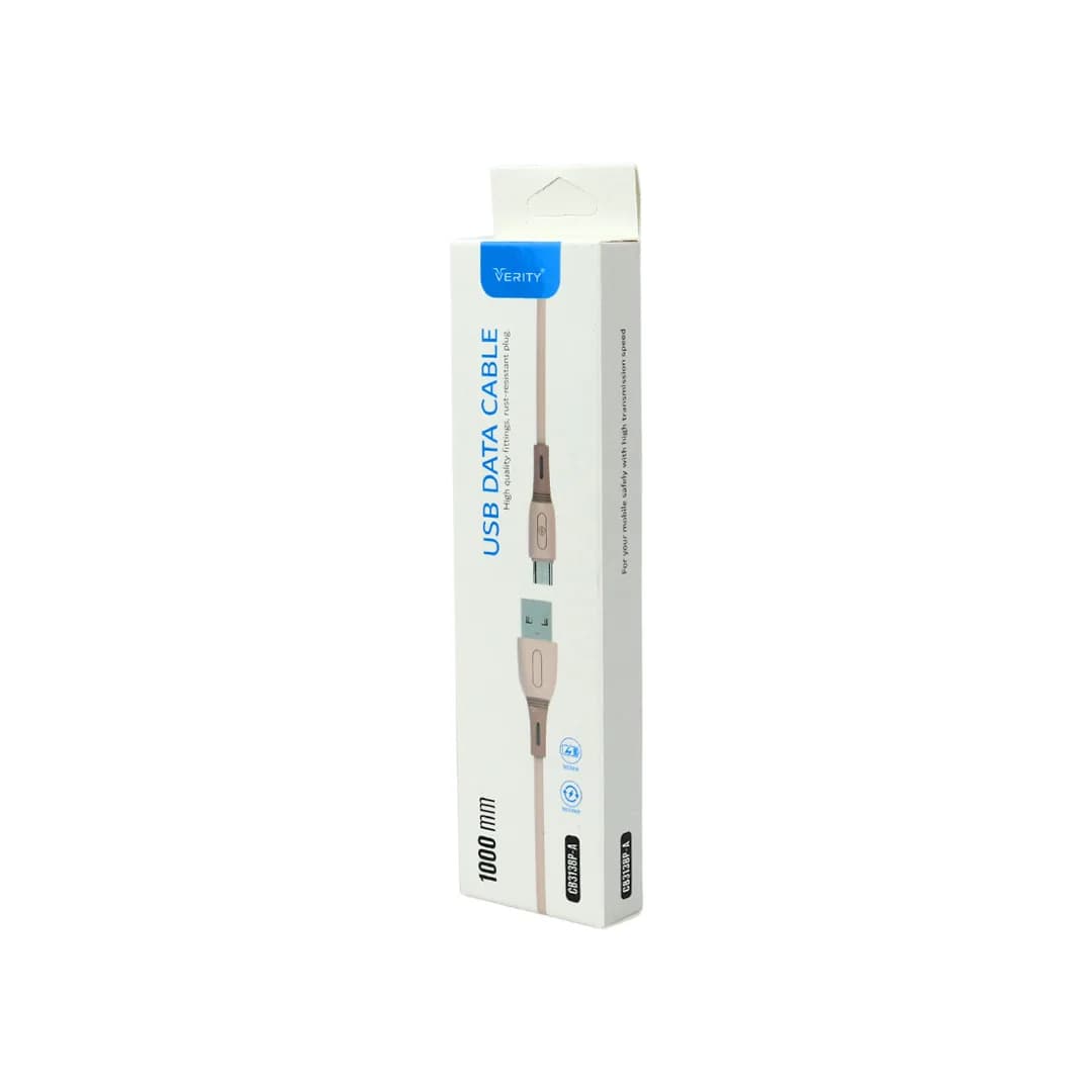 کابل دیتا و شارژ USB به MicroUSB وریتی مدل CB3138P-A — تصویر ۳