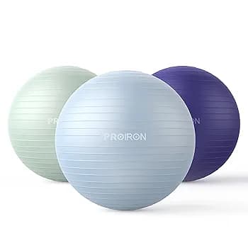 توپ ژیمناستیک و تمرینات تعادلی PROIRON Pezziball _ مقاوم، ایمن و چند منظوره — تصویر ۴