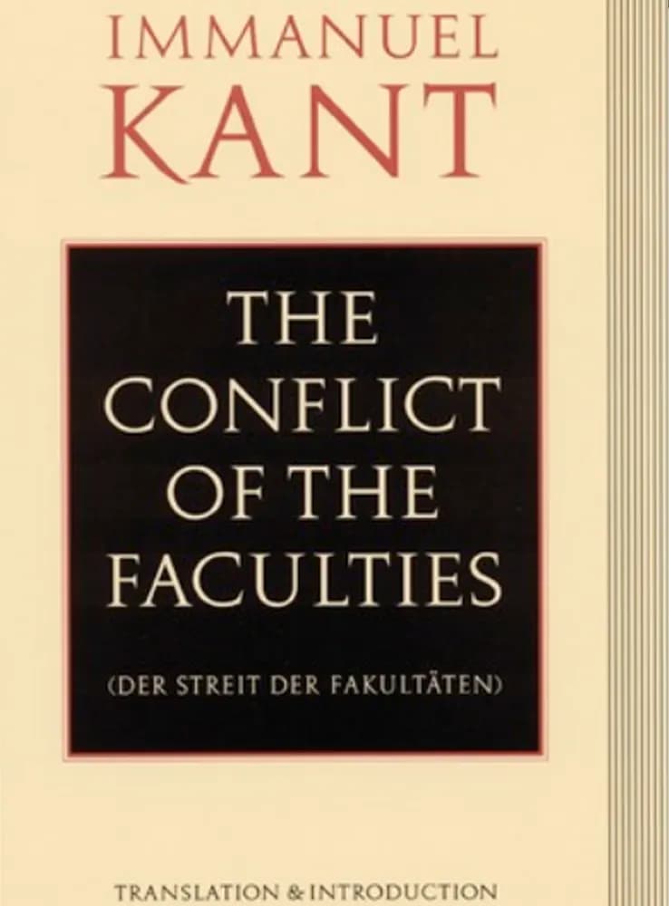 کتاب Conflict of the Faculties (تضاد دانشکدهها) نسخه انگلیسی PDF | ایمانوئل کانت