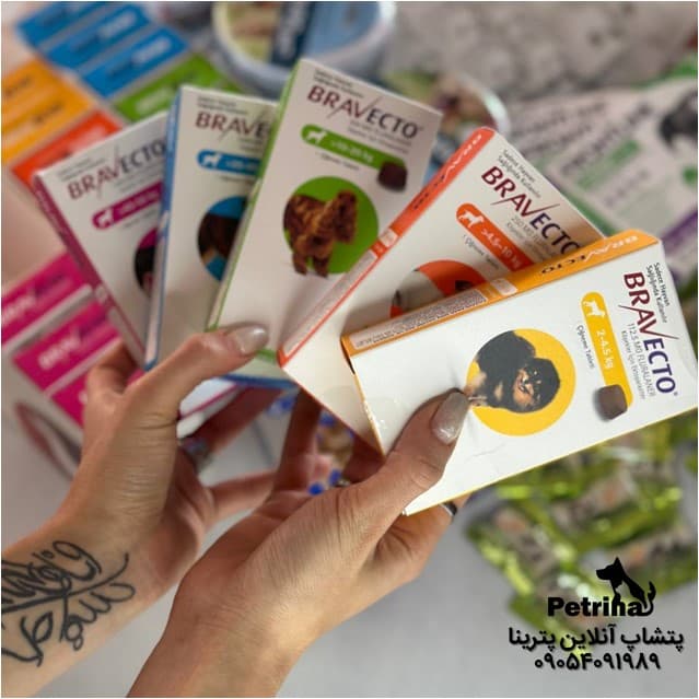 قرص ضد کک و کنه سگ براوکتو (10 تا 20 کیلو) | BRAVECTO Chew — تصویر ۳