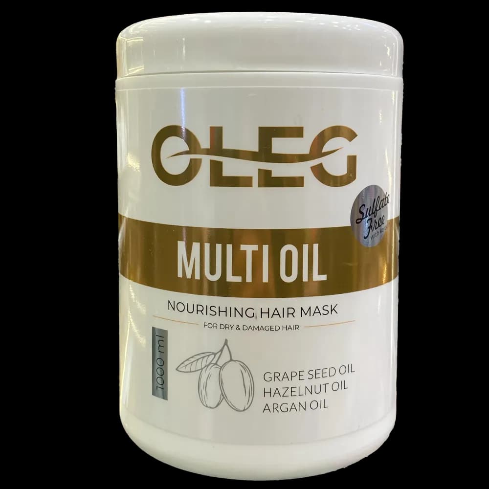 ماسک مو اولگ طلایی OLEG Golden Hair Mask حجم 1000 میل | تقویت کننده و احیا کننده مو