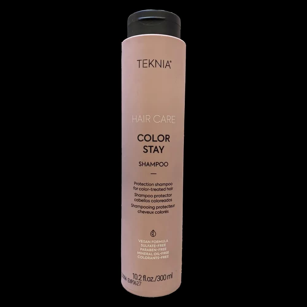 شامپو بدون سولفات موهای رنگ شده تکنیا TEKNIA مدل Color Stay حجم 300 میل | تثبیت کننده رنگ مو