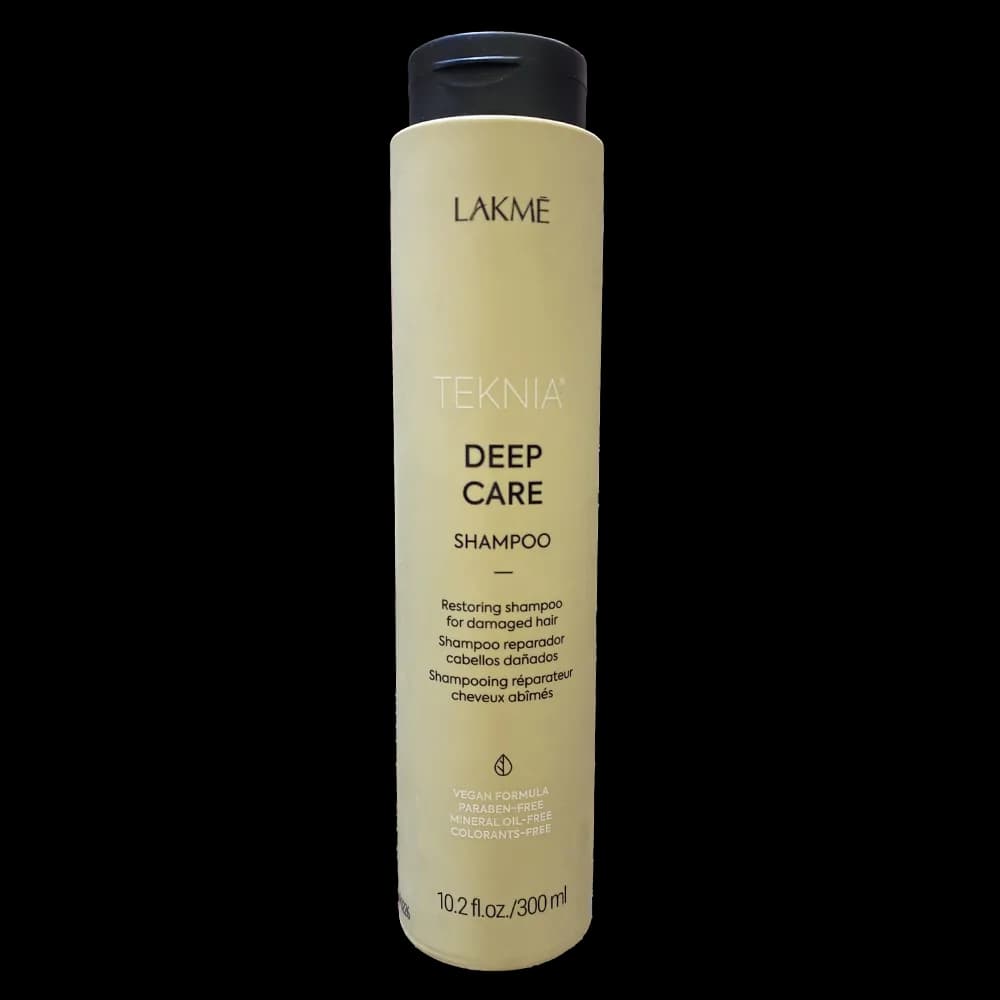 شامپو ترمیم کننده لاکمه Lakme مدل Deep Care حجم 300 میل | بازسازی و تقویت موهای آسیب دیده