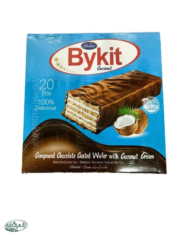 ویفر بایکیت نارگیلی ابی شونیز 20ع 6ج