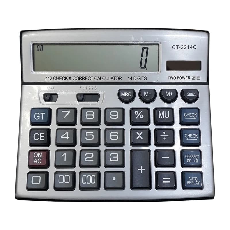 ماشین حساب مدل CT-2214C کد 8 — تصویر ۲