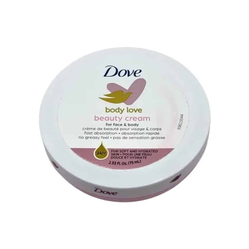 کرم مرطوب کننده صورت و بدن داو Dove مدل Body Love Beauty Cream(75 میل) — تصویر ۲