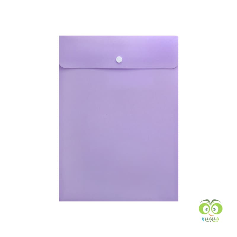 پاکت دکمه دار A4 طرح بلوط سوپرباند کد 120 رنگ یاسی