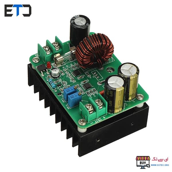 ماژول رگولاتور DC به DC افزاینده 600 وات با قابلیت تنظیم جریان خروجی