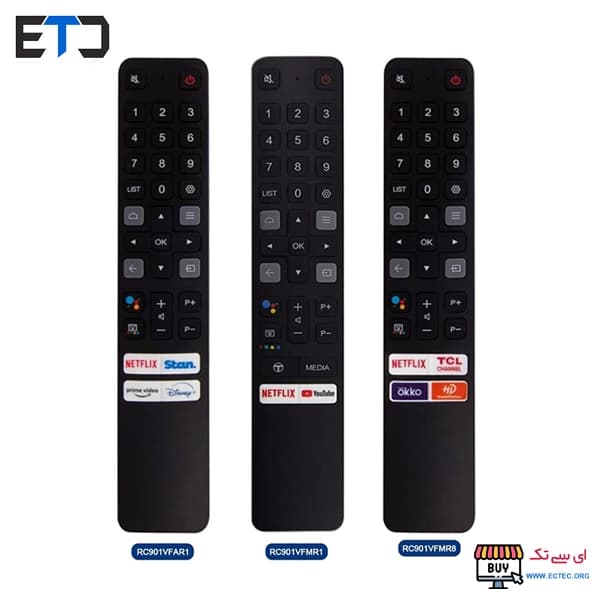 کنترل ویس دار تلویزیون تی سی ال TCL RC901V — تصویر ۴