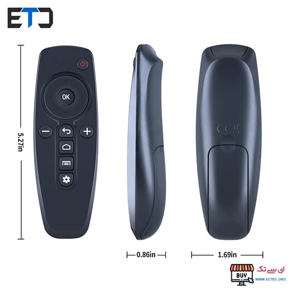 ریموت Air mouse ایر ماوس X8 با ژیروسکوپ 6 محوره و دانگل — تصویر ۴
