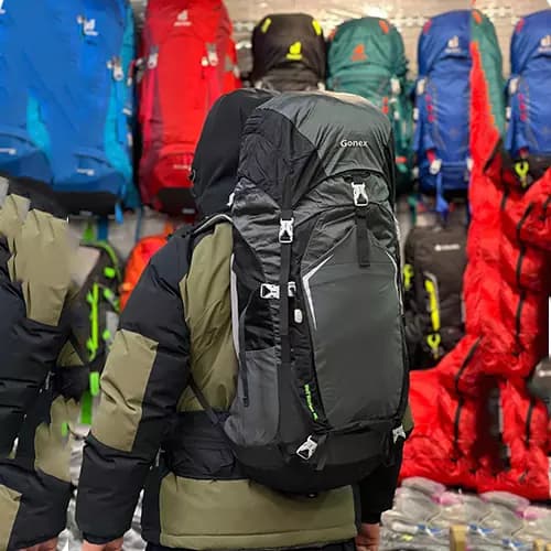 کوله پشتی 55 لیتری Gonex با کاور ضد آب — تصویر ۴