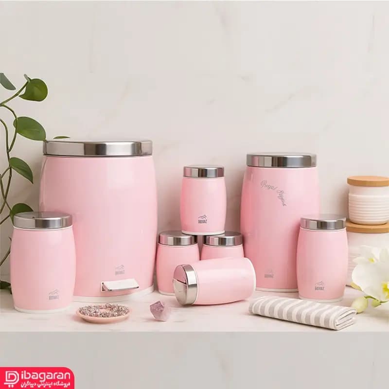 سرویس آشپزخانه 8 پارچه بهاز کالا خمره ای مدل 08250
