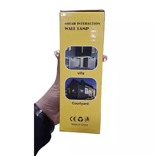 چراغ دیوارکوب خورشیدی سنسوردار مدل LL-888 — تصویر ۳