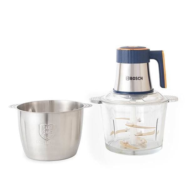 خردکن برقی 3.8 لیتری دوکاسه BOSCH رنگبندی(مشکی.ابی.سبز) — تصویر ۲