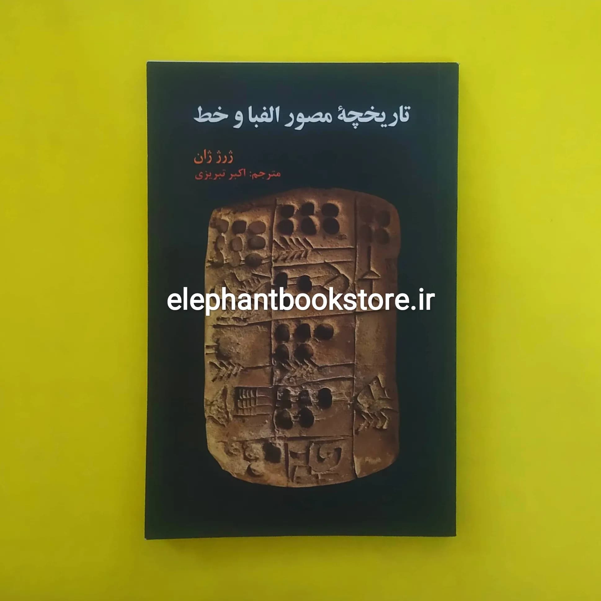 کتاب تاریخچه مصور الفبا و خط اثر ژرژ ژان