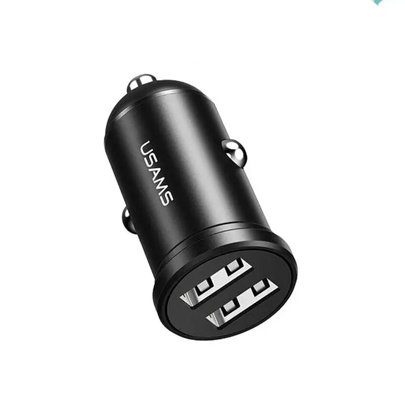 شارژر فندکی یوسمز مدل CC114 C20 2.4A Dual USB Mini Car Charger — تصویر ۲