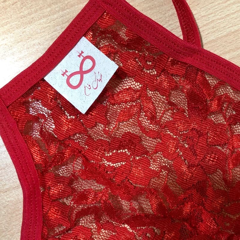 ست شورت و سوتین زنانه شیک فام کد 5253 — تصویر ۴