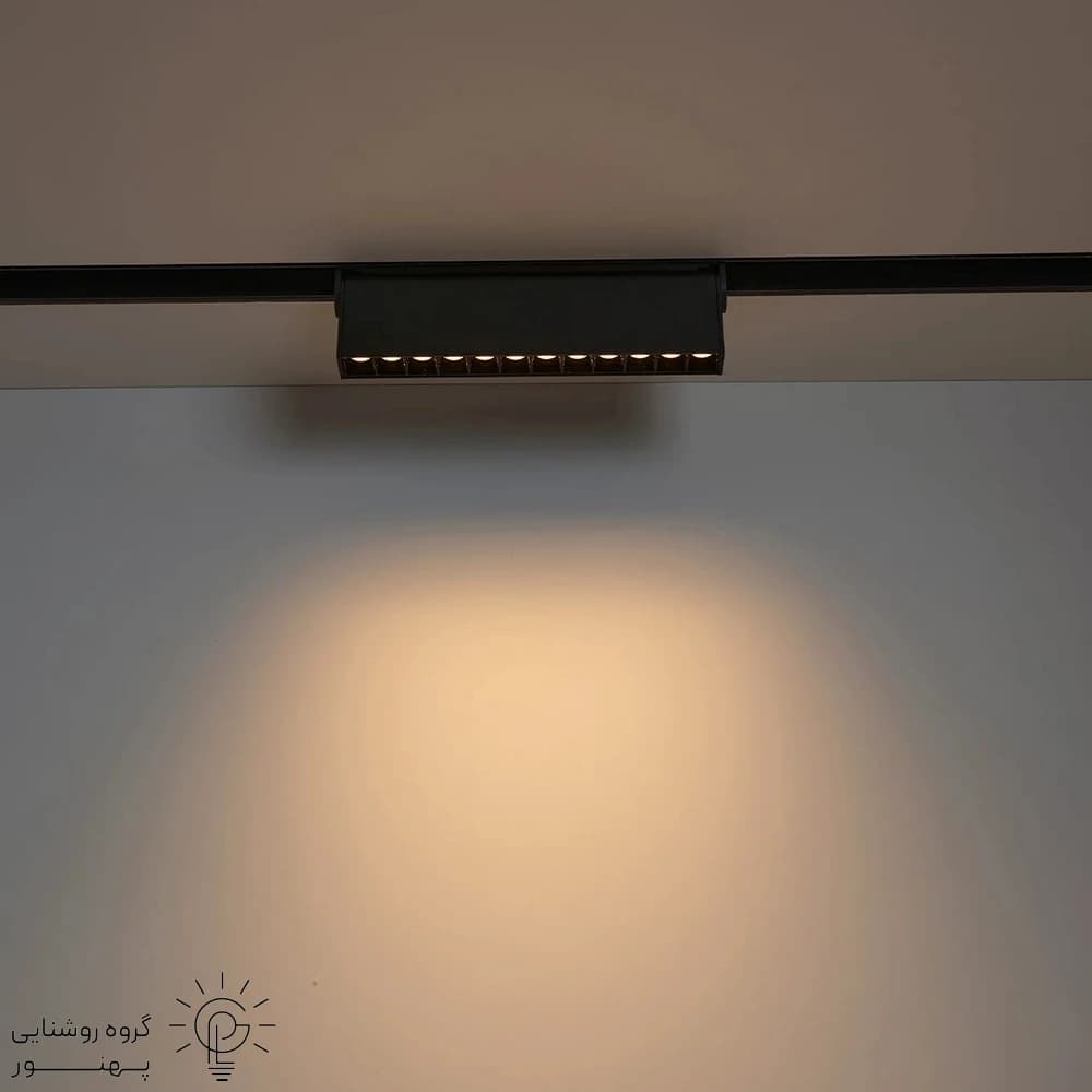 چراغ ریلی فکی متحرک موضعی مگنتی اسلیم 12 وات Ultra کد2547 — تصویر ۳