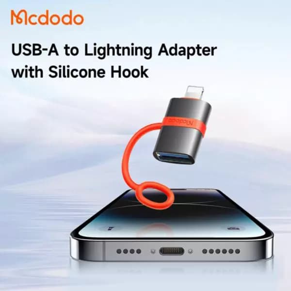 مبدل OTG یو اس بی USB-A به لایتنینگ مک دودو مدل OT-2600 — تصویر ۷