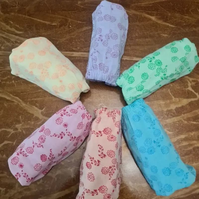 پک 3 عددی شورت نخی زنانه طرح دار سایز XL تا 3XL — تصویر ۱۲