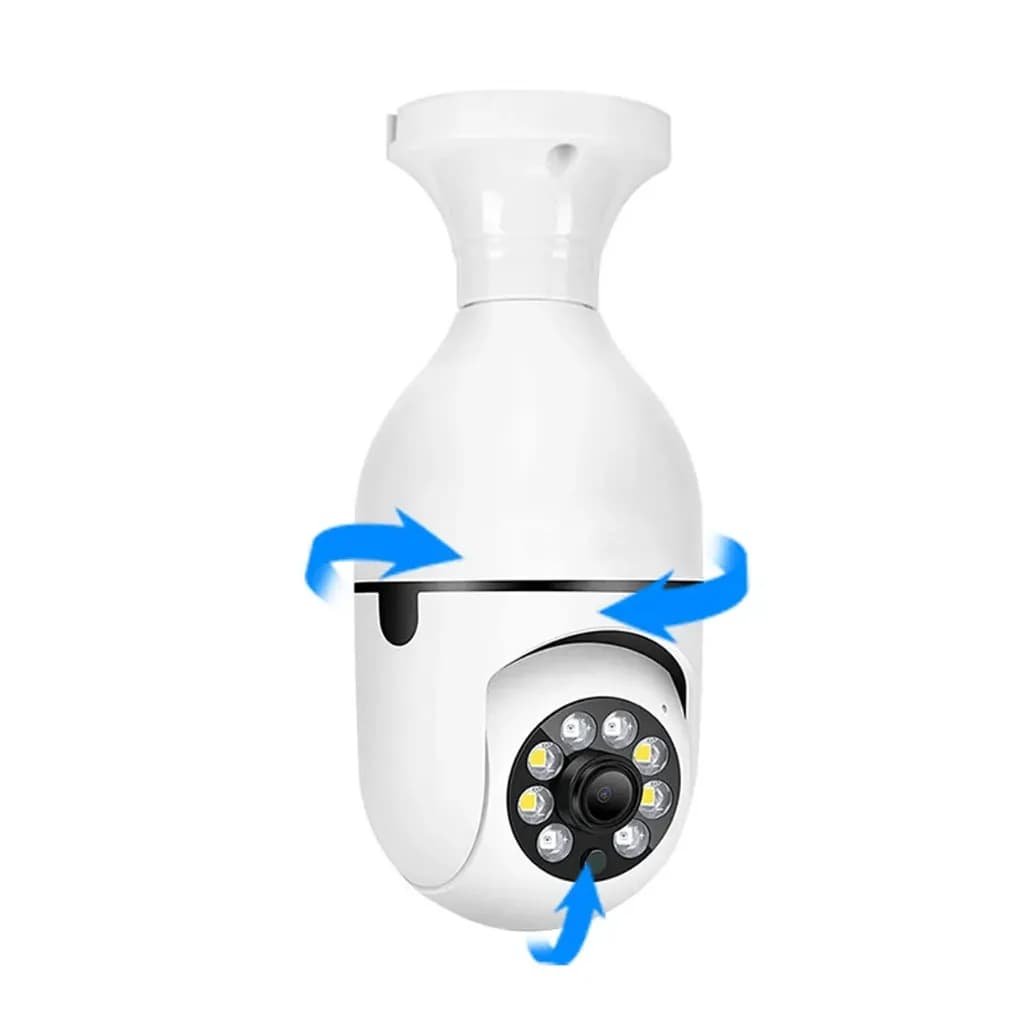 دوربین لامپی چرخشی هوشمند WiFi panaroma Camera — تصویر ۸