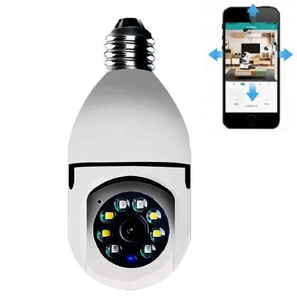 دوربین لامپی چرخشی هوشمند WiFi panaroma Camera