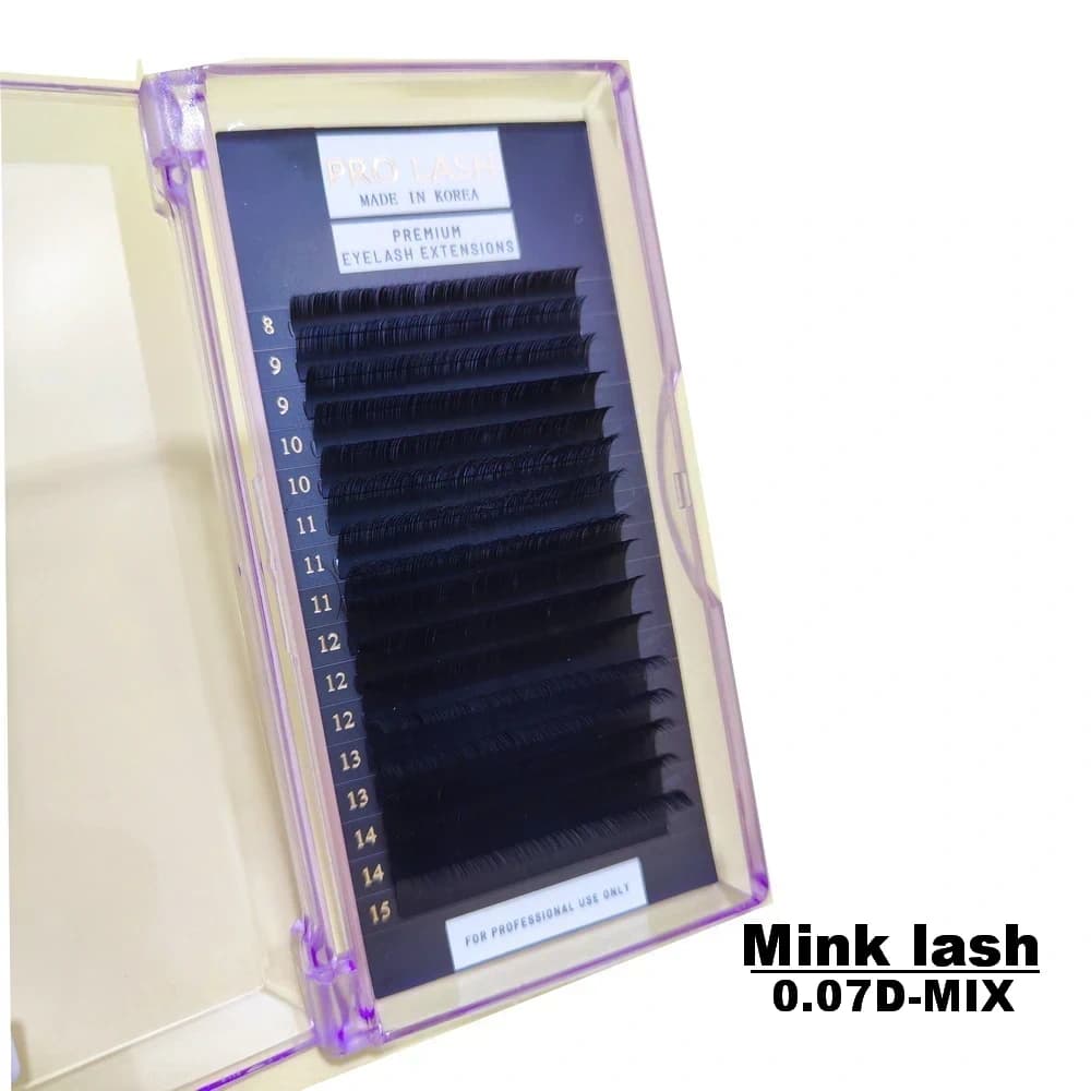 مژه والیوم پرولش سایز 0.07D MIX