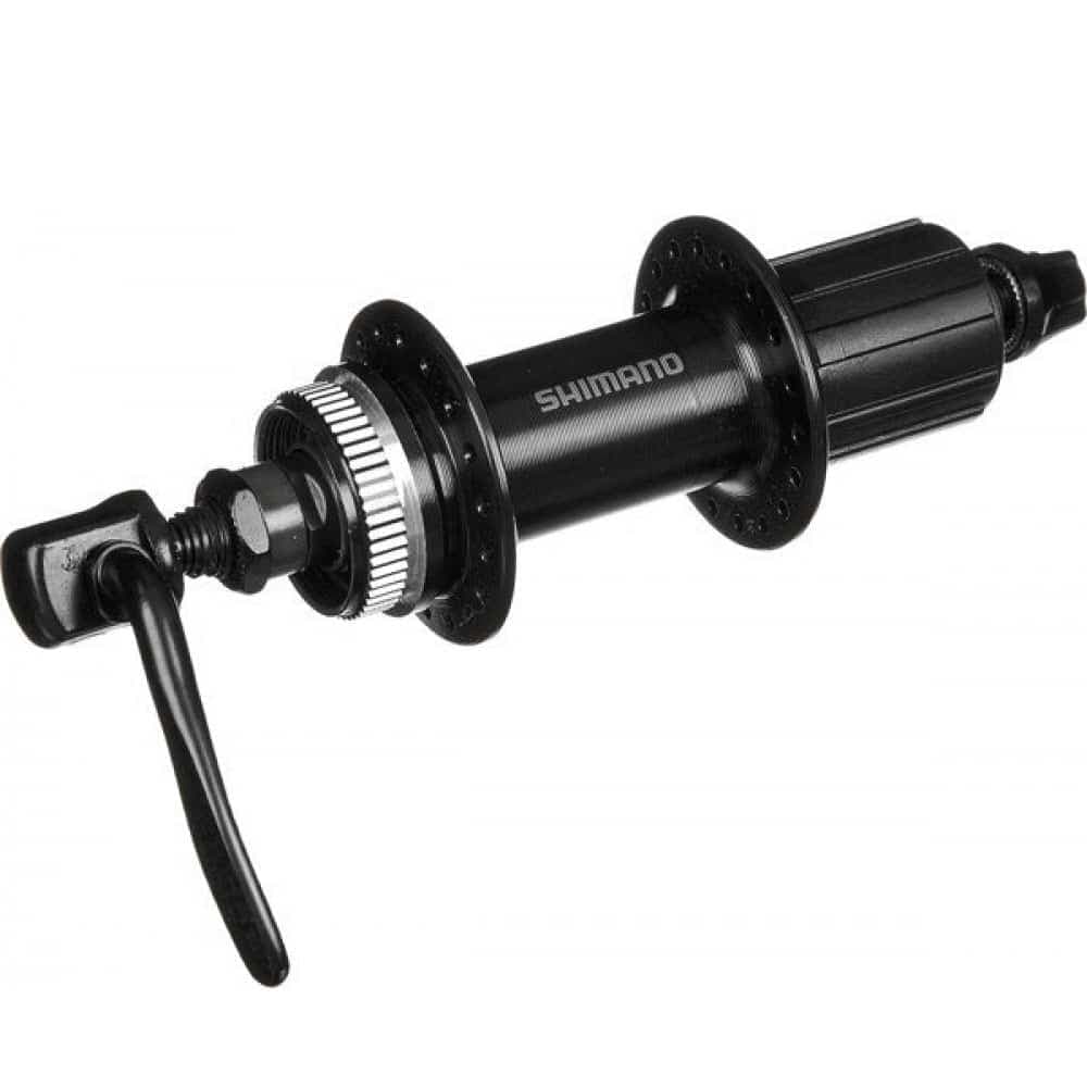 توپی عقب شیمانو 32 سوراخ سنترلاک ضامن SHIMANO TOURNEY FH-TX505 — تصویر ۲