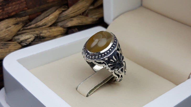 انگشتر مردانه باباقوری کد 177