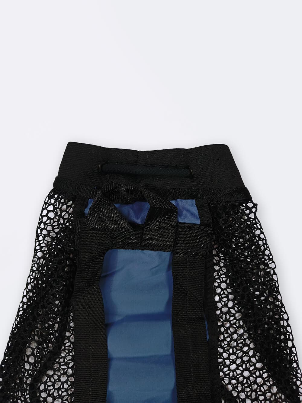 مش بگ ( mesh bag ) آبی رنگ توری برای خشک شدن سریع وسایل استخر ، ساحل و دریا نابایجی ( Nabaiji ) — تصویر ۵
