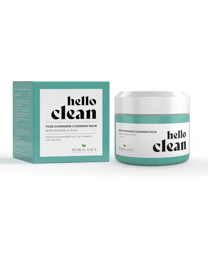 بالم پاککننده بایوبالانس مناسب پوست چرب و آرایش ضدآب biobalance-hello-clean-pore-downsizer-cleansing-balm 100 ML