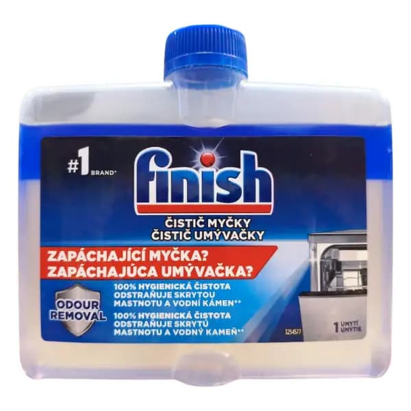 مایع جرمگیر ماشین ظرفشویی فینیش Finish رفع کننده رسوبات داخل ماشین حجم 250 میل — تصویر ۲