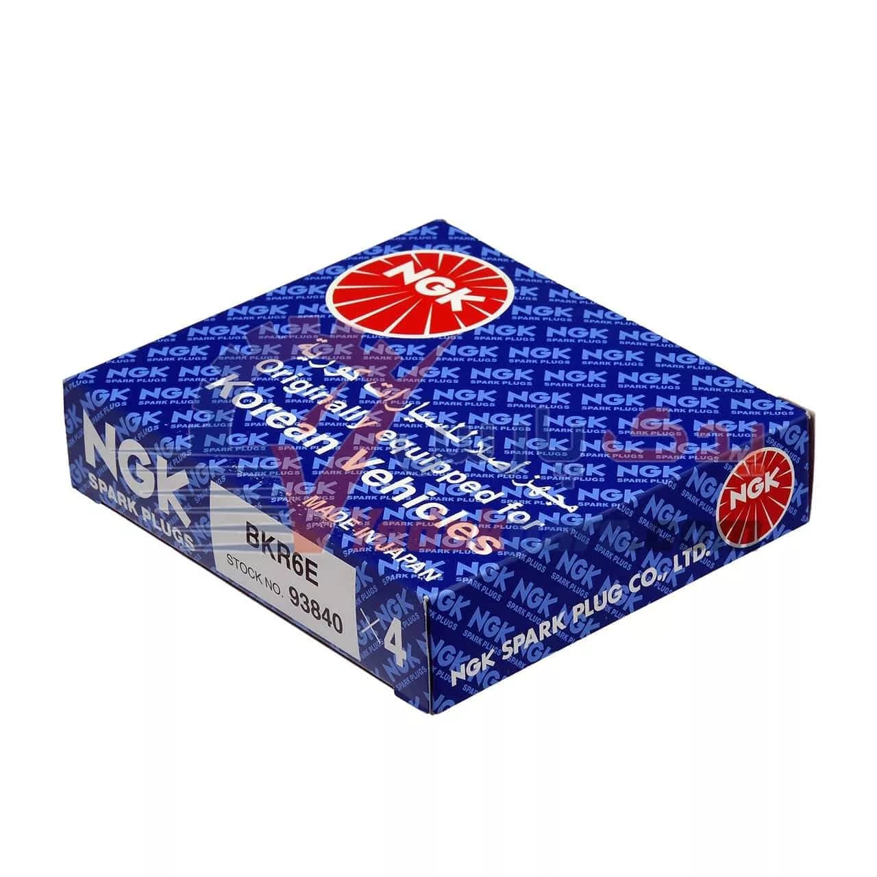 شمع پژو 405 NGK پایه کوتاه V POWER ژاپن (بسته۴عددی) — تصویر ۲