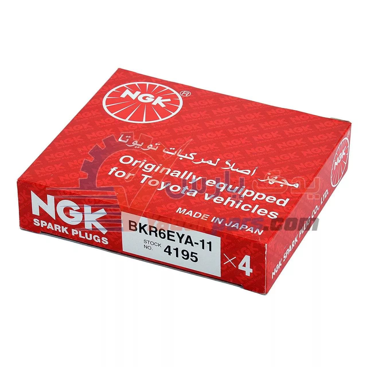 شمع پایه کوتاه V POWER برند NGK ژاپن (بسته4عددی) — تصویر ۲