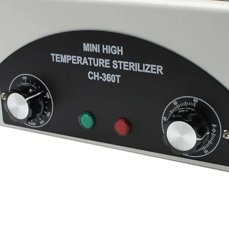 دستگاه استریلیزه مینی | استریل کننده حرارت خشک (آون) | مدل CH-360T — تصویر ۷