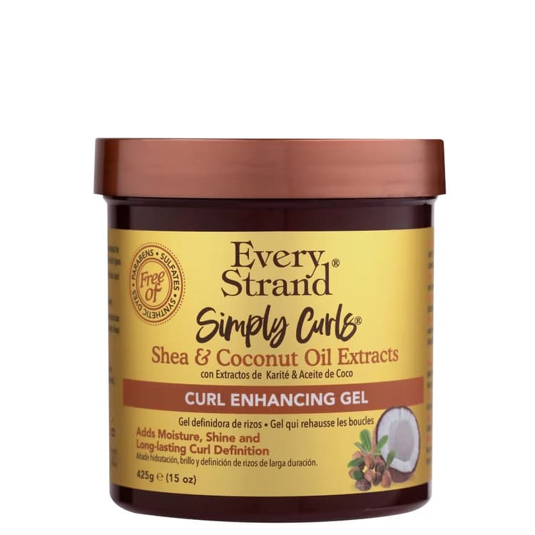 ژل تقویتکننده موی فر با شی و روغن نارگیل اوری استرند | Every Strand Simply Curls Shea & Coconut Oil Extracts 425 gr