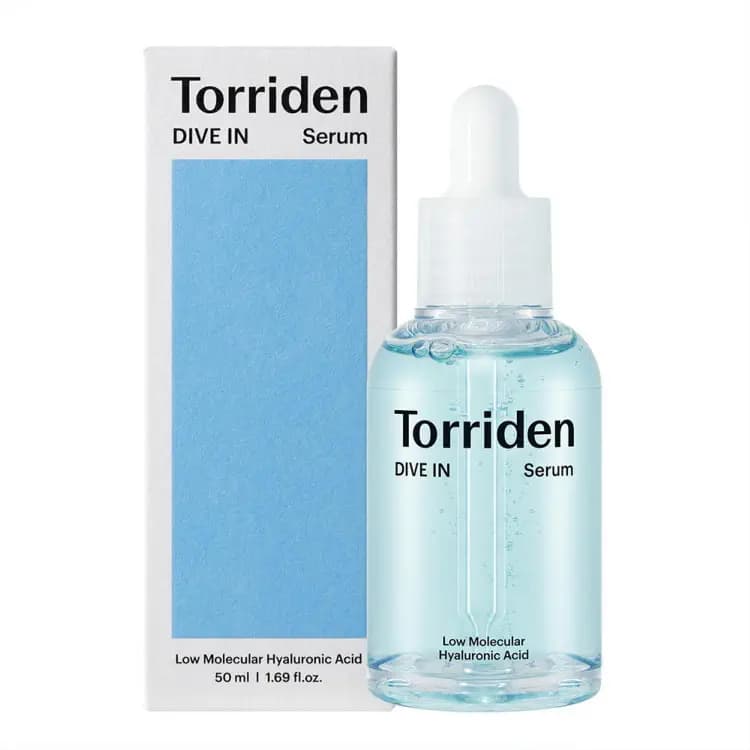 سرم آبرسان و مرطوب کننده توریدن 50 میل | Torriden DIVE IN Serum Low Molecular Hyaluronic Acid 50ml