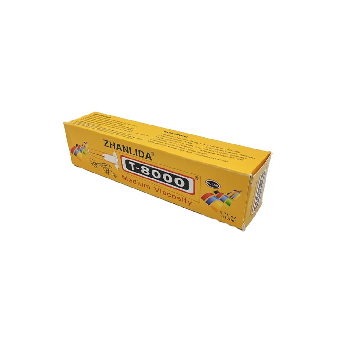 چسب شفاف ZHANLIDA T8000 110ml — تصویر ۲