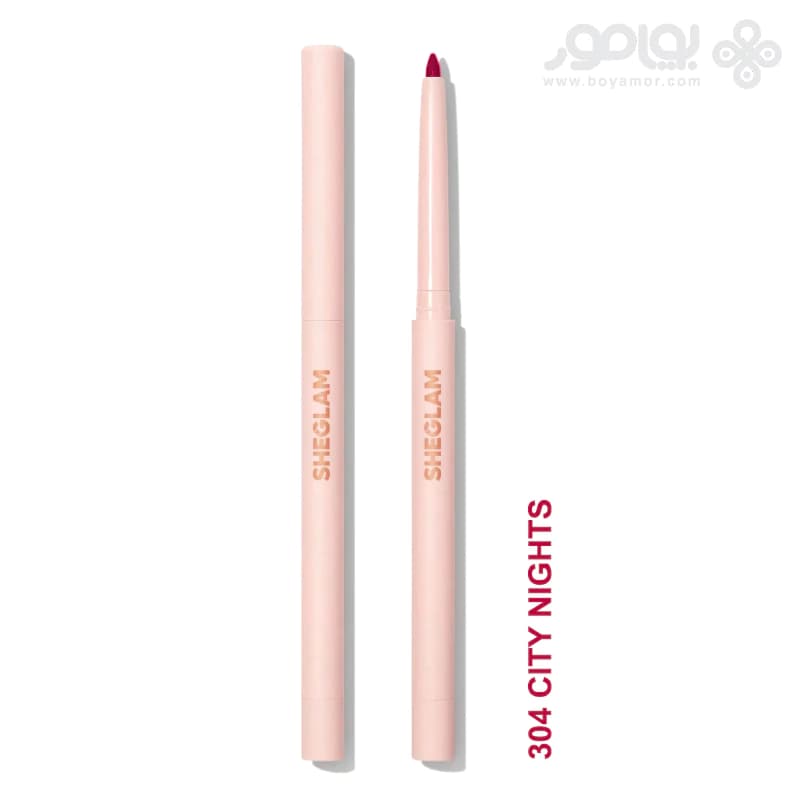 مداد لب شیگلم مدل SO LIPPY رنگ CITY NIGHTS شماره 304