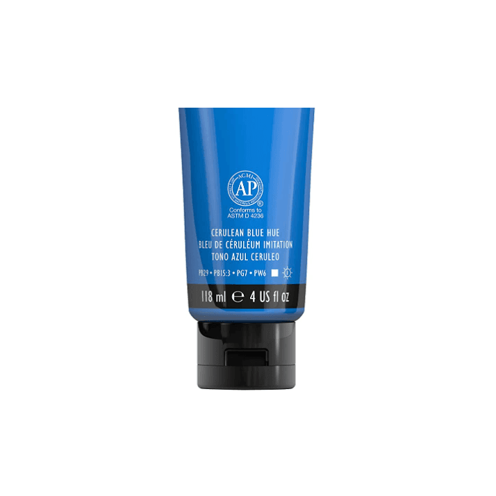 رنگ آبی Cerulean اکریلیک LIQUITEX مدل BASICS — تصویر ۲