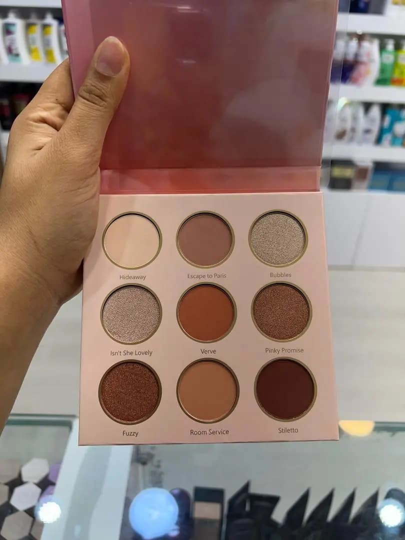 پالت سایه چشم 9 رنگ شگلم مدل Rose Code — تصویر ۳