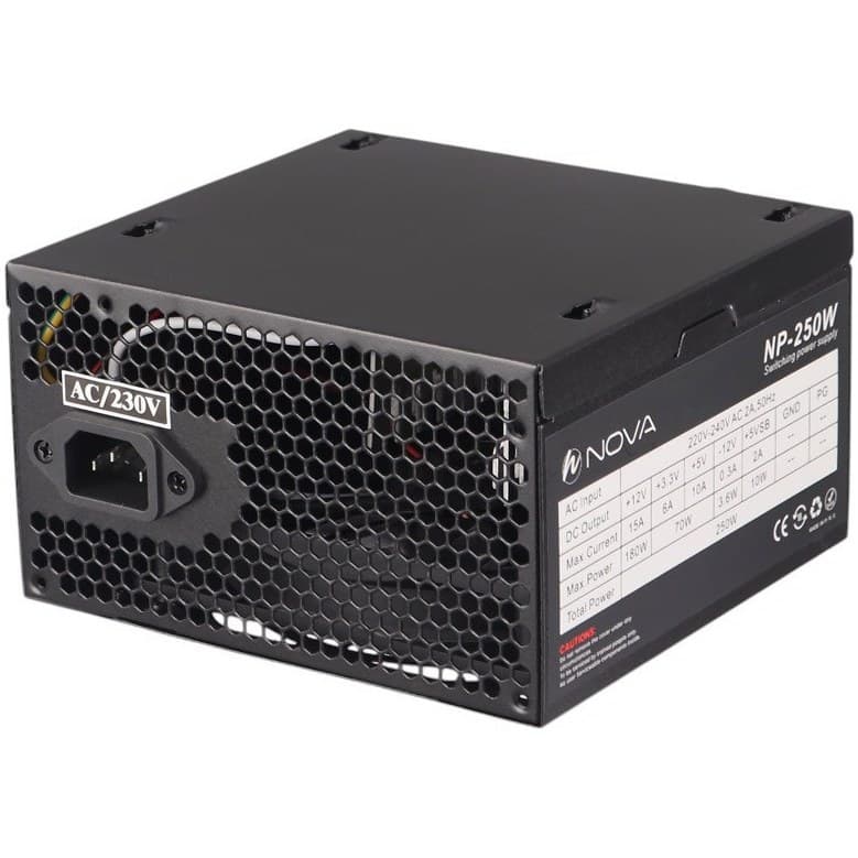 پاور کامپیوتر نوا مدل NP-250W ظرفیت ۲۵۰ وات