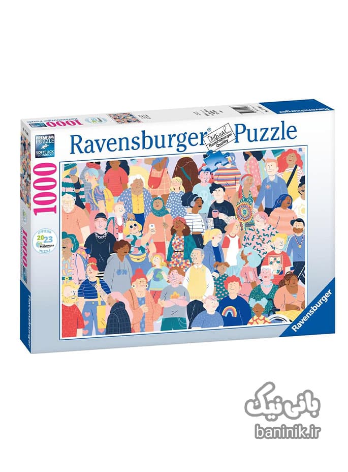 پازل 1000 تکه رونزبرگر طرح مردم Ravensburger 08361