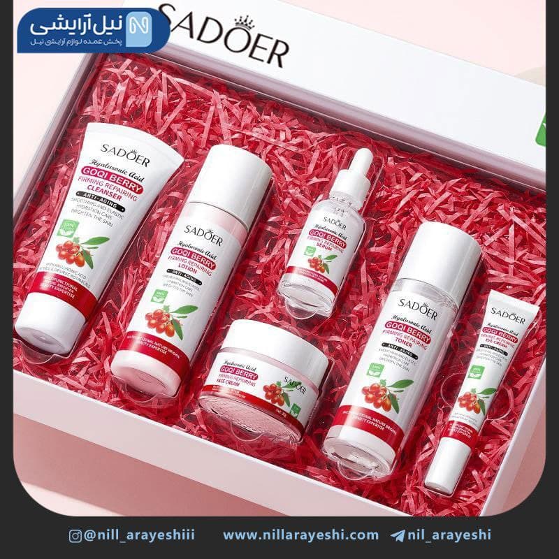 پک مراقبتی پوست عصاره گوجی بری سادور کد Sd35950 — تصویر ۲