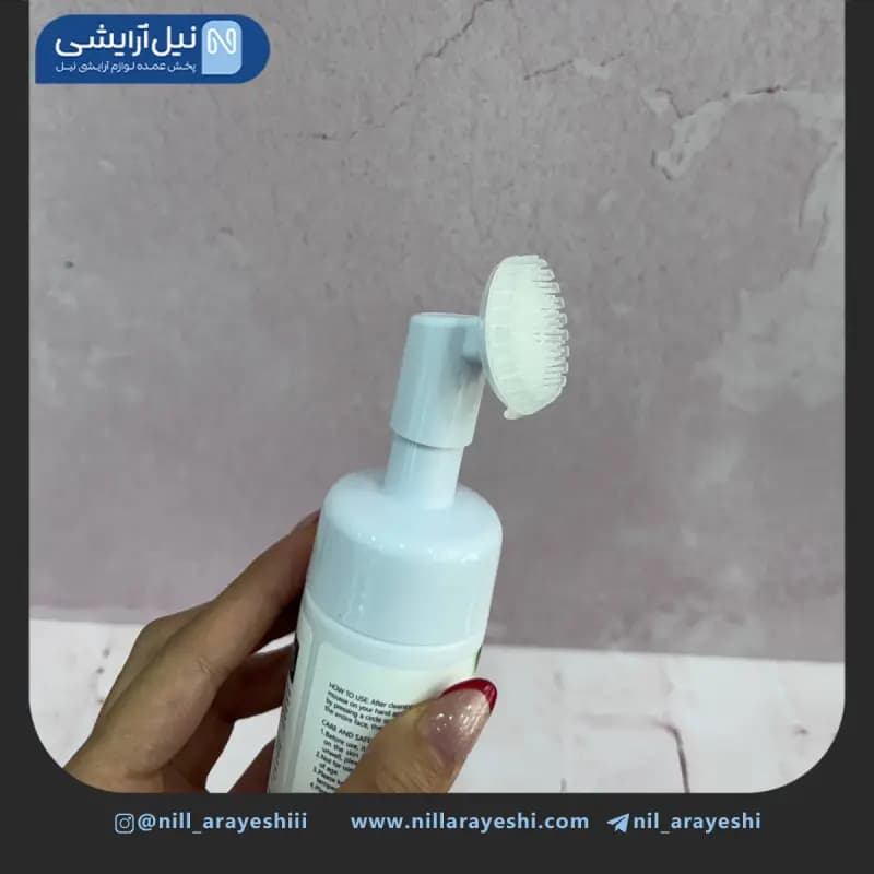 فوم شستشو صورت براش دار نارگیل بیوآکوا کد BQY50670 — تصویر ۲