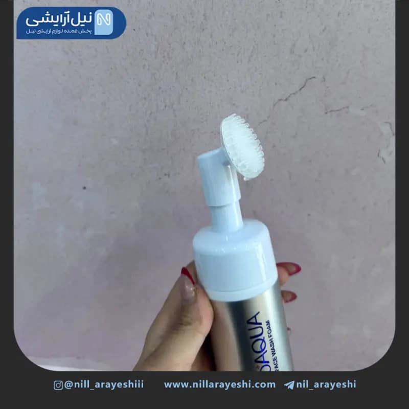 فوم شستشو صورت براش دار ضد آکنه بیوآکوا کد BQY1383 5 — تصویر ۲