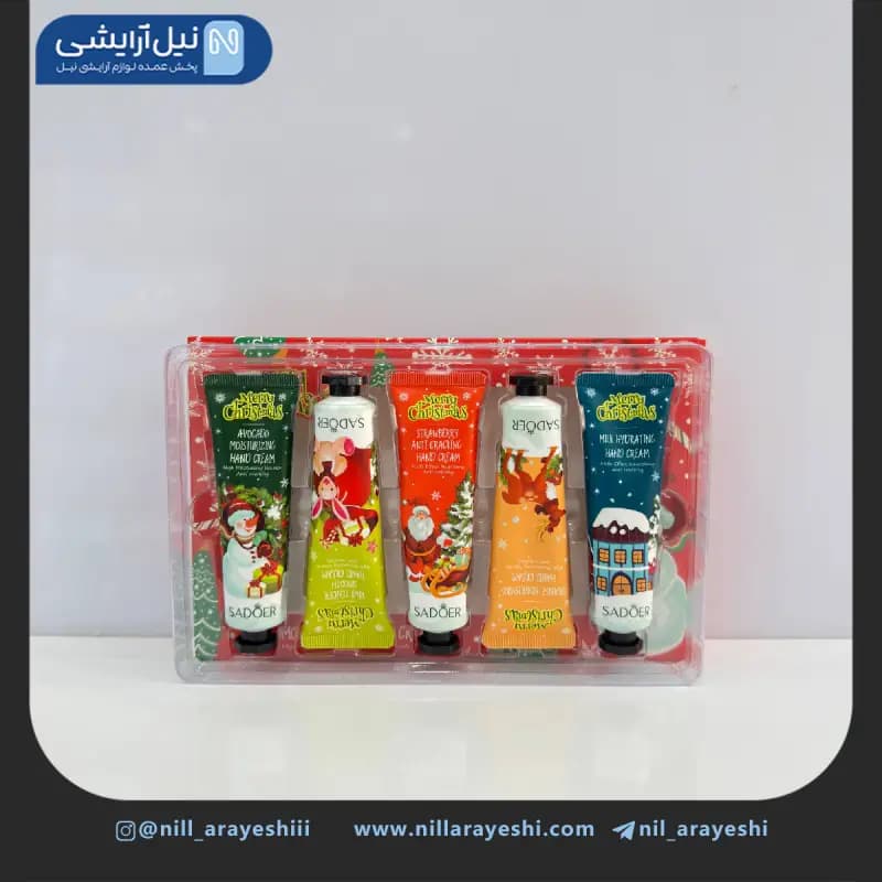 پک پنج عددی کرم دست مدل کریسمس سادور کد SD1864 — تصویر ۳
