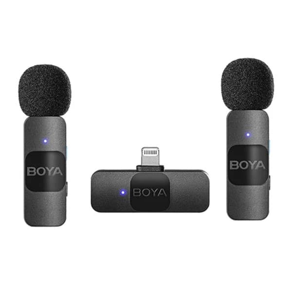 میکروفون بی سیم بویا BOYA BY-V2 با درگاه لایتنیگ — تصویر ۳