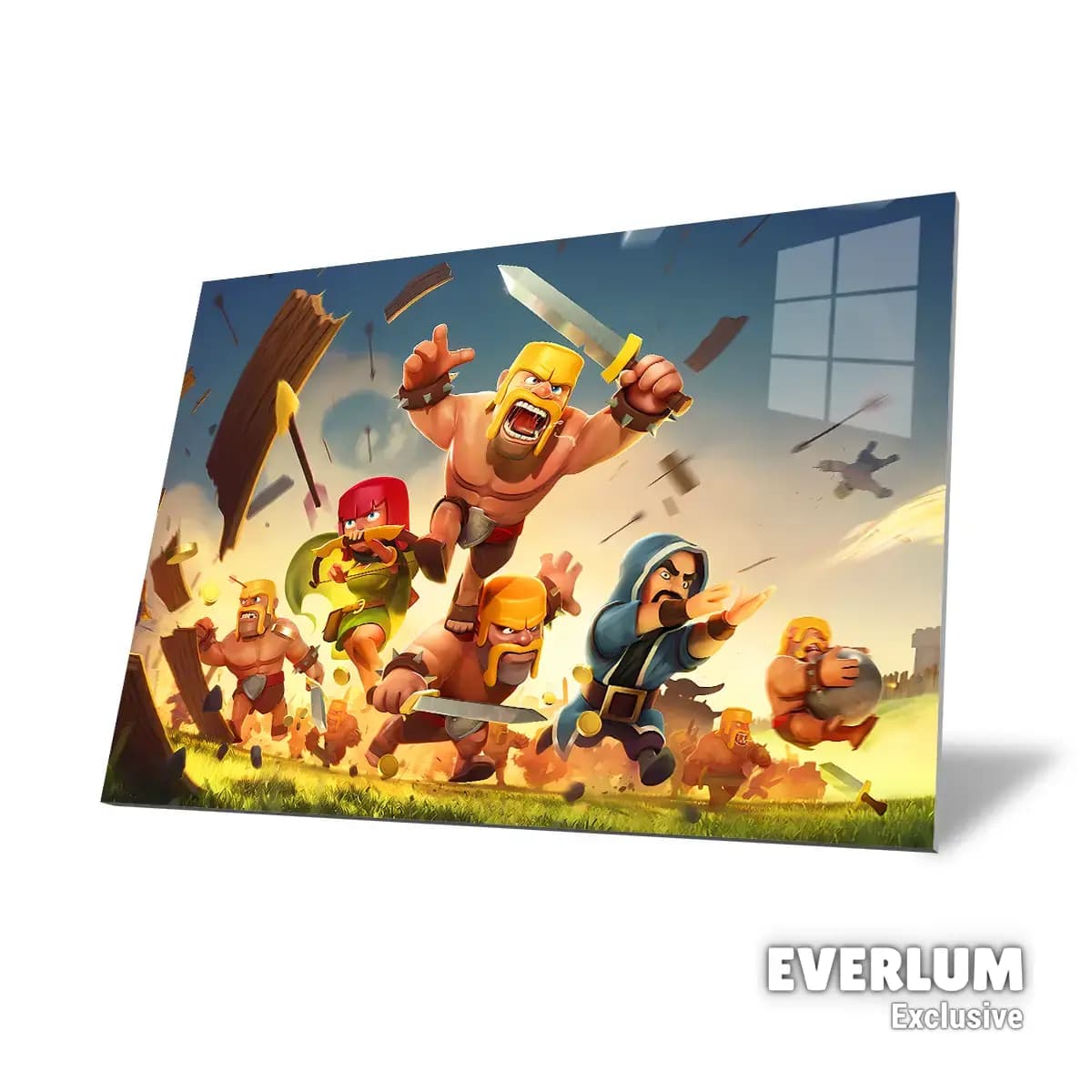 متال پوستر بازی Clash Of Clans کد N204 — تصویر ۳